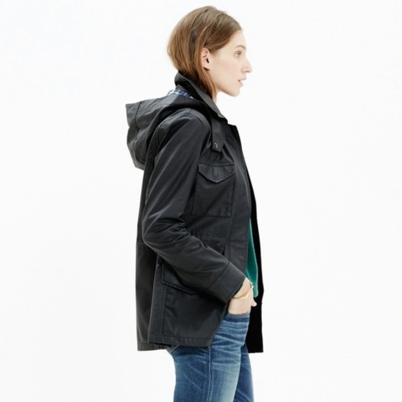 Madewell Jackets & Blazers - Madewell • Coated Roadtrip Jacket Large Plaid